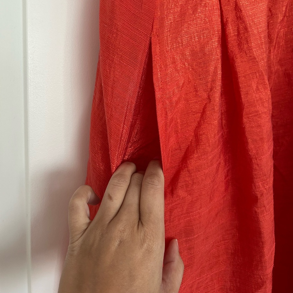 Orange A-Line Dress - Picture 3 of 9